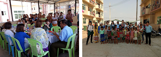 Study visit of university students from Fukuoka to UN-Habitat, Myanmar