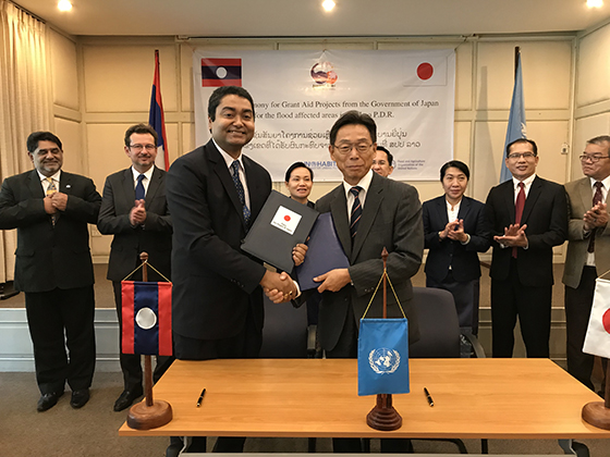 Government of Japan supports recovery efforts in Lao PDR